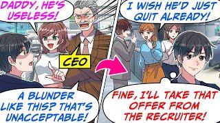 The CEO's Daughter Pinned Her Mistake on Me & My Coworkers Think I’m Useless, So…[RomCom Manga Dub]