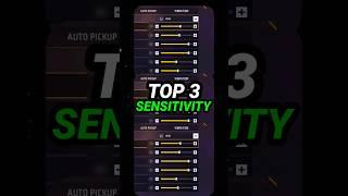Top 3 Best Sensitivity | Free Fire Sensitivity | Free Fire Sensitivity Settings