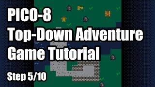 PICO-8 Top-Down Adventure Game Tutorial - Step 5/10