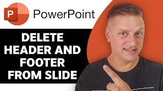 How to Delete Header and Footer from PowerPoint Slide | PowerPoint Tutorial 2025