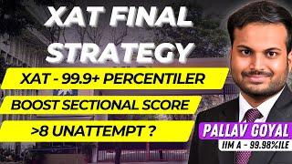 XAT FINAL STRATEGY TO BOOST SCORE | UNDERSTAND THE PAPER PATTERN AND SECTIONAL CUTOFFS