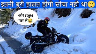 Snow ️ me Khushi ka nikla Dum  | Delhi to Utrakhand 100cc long ride | Hero Splendor utrakhand ride