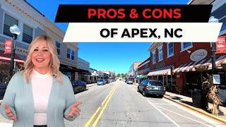 PROS & CONS of LIVING IN APEX, NORTH CAROLINA