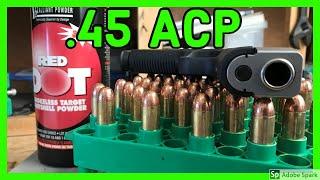  Reloading .45 ACP on a Single Stage Press | How to Reload