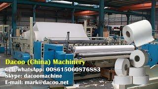 Jumbo Roll Tissue Hand Towel Roll Slitter Rewinder Machines ( TZ-FQ-C 2800 ) - 2