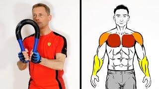 Brust Workout: 6 Biegehantel Übungen (Dips, Flies, Butterfly, Crossover) - Power Twister