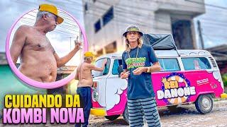 REI DO DANONE NÃO DEIXA NINGUÉM CHEGAR PERTO DA KOMBI NOVA | REI DO DANONE