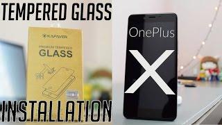 Oneplus X Tempered Glass Installation Tutorial