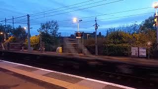 66007+66096 t&t engineer's train through Bellshill.