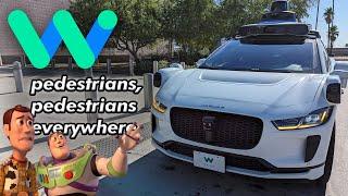 Self driving car vs Costco parking lot! | JJRicks Rides With Waymo #88