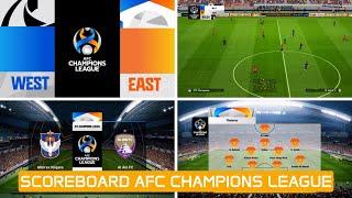 PES 2017 SCOREBOARD AFC CHAMPIONS LEAGUE 2024