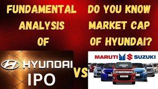 Hyundai vs Maruti Stock |Hyundai IPO Review Fundamental Analysis| Apply or Not ? in Hindi