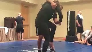 Ronda Rousey Judo Throws Practice