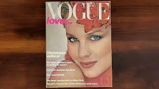 Vogue December 1978 Rosie Vela, Gia Carangi | ASMR Magazine Flip Through