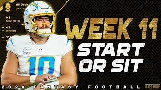 Week 11 Start or Sit Q&A - 2024 Fantasy Football