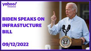 Biden speaks on Bipartisan Infrastructure Law