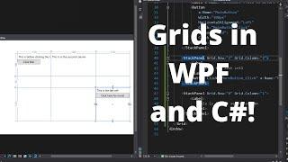 Grids in XAML and in the Code Behind - WPF C# Tutorial Part 3