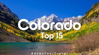 15 Most Beautiful Places to Visit in Colorado USA | Travel Video