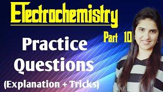 Electrochemistry Previous year questions|CSIR-NET|GATE|Electrochemistry for CSIR NET GATE IIT-JAM