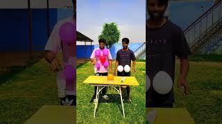 flip bottle vs ballon challenge.@6challengerboys#viral#short #ballon#flip#bottle#fun