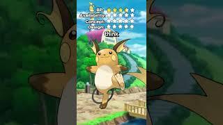 What's the BEST POKEMON Objectively? (kinda) RATE EM' ALL! Ep #26 #Raichu #pokemon #rating