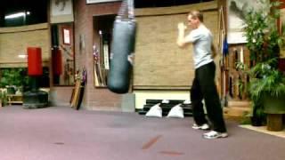 New Punching Bag for Shaolin Center of Martial Arts