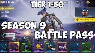 Worst BP? Season 9 | Battle Pass Tier 1-50 | COD Mobile | CODM