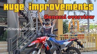2025 Honda CRF 300L Rally - Improvements first overview.