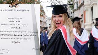 I have a master's degree! (graduation vlog | condé nast college of fashion)