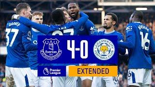 EXTENDED HIGHLIGHTS: Everton 4-0 Leicester City