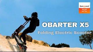 OBARTER X5 Folding Moped Electric Scooter - Banggood New Tech