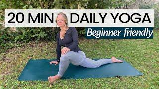 20 min Daily yoga routine: Beginner Friendly Full Body Stretch