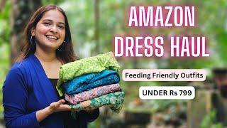 Amazon Dress Haul | Feeding Friendly Dresses | ENGLISH Subtitles