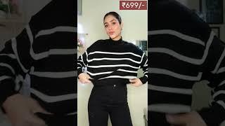 *Winter wear* under 500/- | Myntra sweater and sweatshirt haul