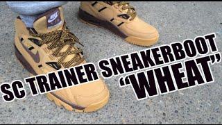 NIKE AIR TRAINER SC HIGH SNEAKERBOOT "WHEAT" REVIEW + ON FOOT