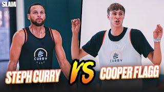 Stephen Curry vs Cooper Flagg  Curry Camp Scrimmage Was Some of the Best Basketball This Summer 