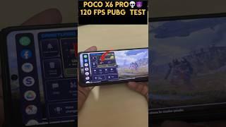 PUBG 120 FPS TEST  IN POCO X6 PRO #pocox6pro #pubg #120fps #pubgnewupdate #pubgshorts