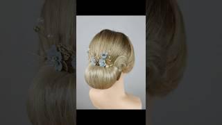 #hairstyle # Wedding gown romantic hairstyle#KKhairstory