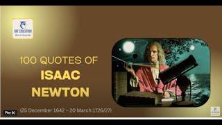  Discover the Genius: Top 100 Isaac Newton Quotes  | DAF Motivation