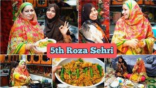 5th Roza Sehri || Be Aulad Ke Lie Powerfull Wazifa - Ramadan Kareem 2025️ Hari Mirch Keema !