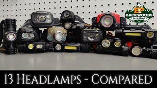 Best Headlamp For Hunting, Backpacking & Camping | 13 Side By Side