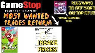 GameStop Most Wanted Trade in Deals RETURN! Games i am Trading in for this deal!