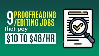 9 Proofreading/Editing Jobs Online to Work From Home | Proofreading Freelance Jobs