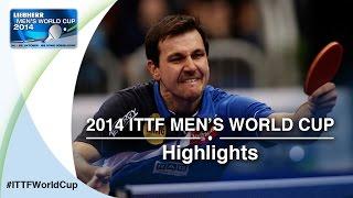 2014 Men's World Cup Highlights: MATTENET Adrien FRA vs BOLL Timo (1/16)