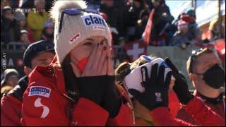 HORROR Crash of Cornelia Hütter (AUT) | Ski Weltcup Crans Montana (SUI)