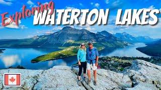 WATERTON LAKES National Park | CANADIAN Side of GLACIER National Park | 8  TOP Attractions!