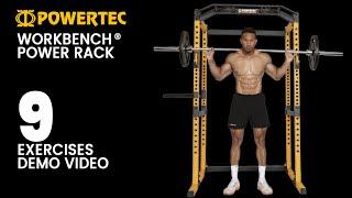 9 Essential Exercises You Can Do on the Powertec Workbench Power Rack | Ultimate Home Gym Setup!