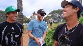 TERRIFYING SANDBAR SESSION to INSANE PIPELINE to HALEIWA BOARD RIDERS COMP