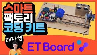 이티보드 활용 스마트 팩토리 코딩키트(ETboard)