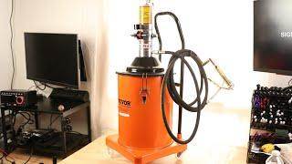 VEVOR Grease Pump, 5 Gallon Air Grease Pump with 13 ft High Pressure Hose and Grease Gun, 20L